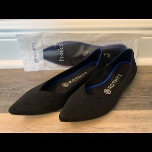 Black Point Rothy’s size 7.5 (feels like 7)